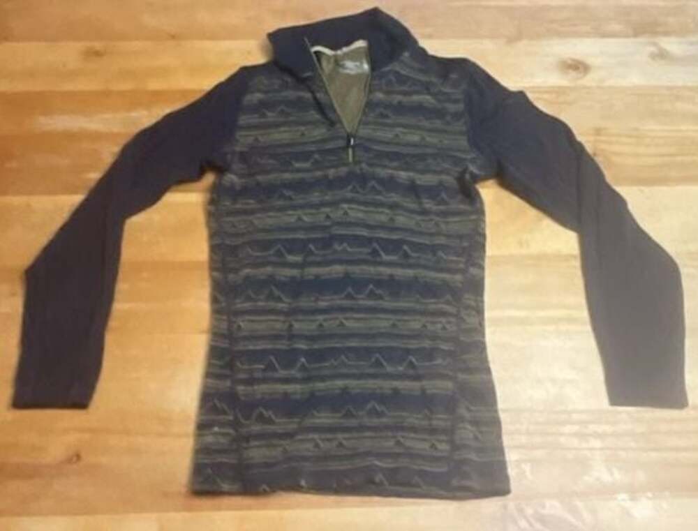 Smartwool Merino 250 Base Layer 1/4 Zip Patterned Pullover